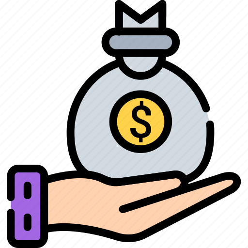 Business, cash, donate, hand, money, pay, venture icon - Download on Iconfinder