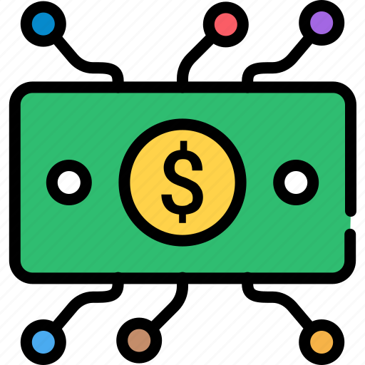 Cash, circuit, concept, concurrency, digital, money, online icon - Download on Iconfinder