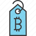 bitcoin, currency, digital, online, shopping, ecommerce, price tag