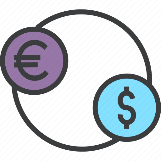 Currency, dollar, euro, exchange, finance, foreign, trade icon - Download on Iconfinder