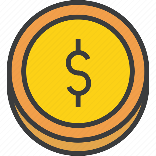 Business, coin, currency, dollar, finance, forex, trade icon