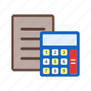 account, calculate, calculation, document, file, finance, report