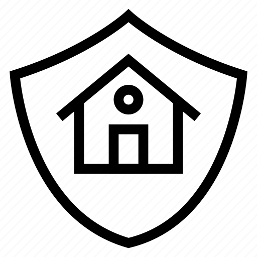 Building, home, house, housesecurity, lock, protection, security icon - Download on Iconfinder