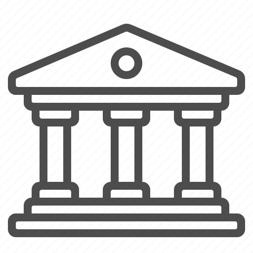 Bank, banking, building, courthouse, temple icon - Download on Iconfinder