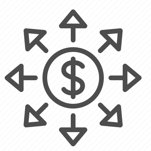 Arrows, banking, business, finance, money, transactions, wealth icon - Download on Iconfinder
