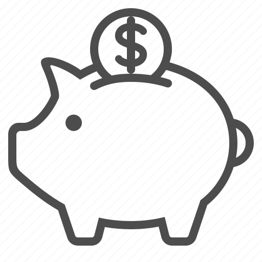 Coin, finance, money, piggy bank, savings icon - Download on Iconfinder
