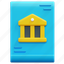 bank, statement, banking, document, paper, report, 3d 