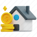 mortgage, banking, bank, house, home, property, money, 3d