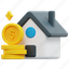 mortgage, banking, bank, house, home, property, money, 3d 