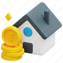 mortgage, banking, bank, house, money, home, property, 3d 