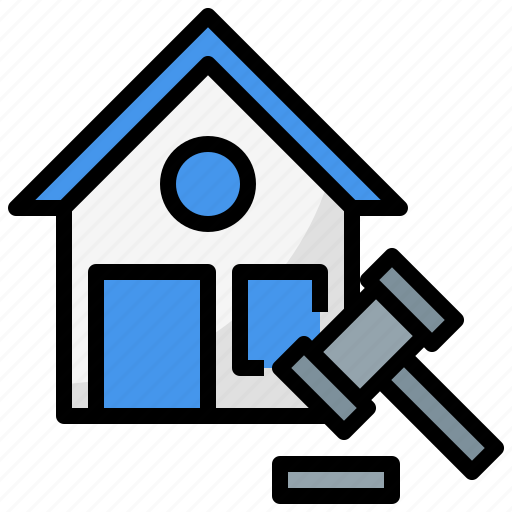 Auction, court, home, house, loan icon - Download on Iconfinder