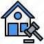 auction, court, home, house, loan 
