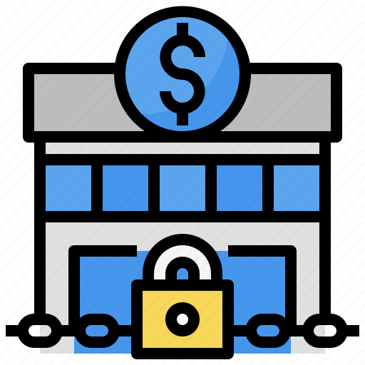 Bank, banking, economic, financial, lock icon - Download on Iconfinder