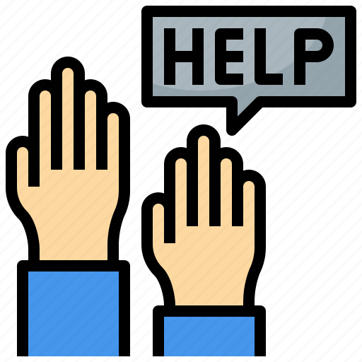 Help, protest, signaling, urgent icon - Download on Iconfinder