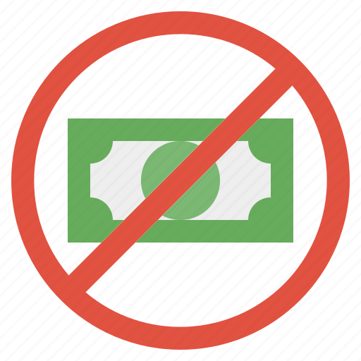Forbidden, illegal, laundering, money, no icon - Download on Iconfinder