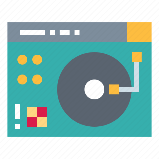 Electronics, player, record, turntable, vinyl icon - Download on Iconfinder