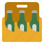 beer, bottle, alcohol, bar, toast 