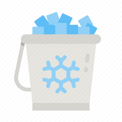 Ice, bucket, cubes, box, restaurant icon - Download on Iconfinder