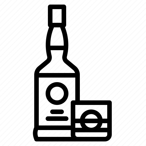 Whiskey, alcohol, bottle, alcoholic, drink icon - Download on Iconfinder