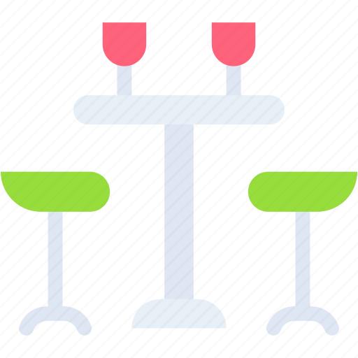 Bar, stool, dinner, restaurant, seats icon - Download on Iconfinder