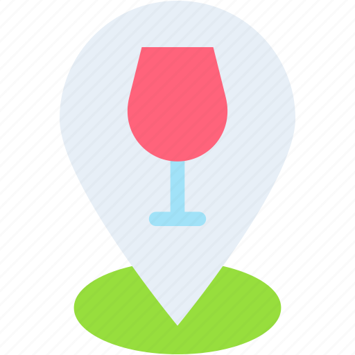 Bar, pin, location, address icon - Download on Iconfinder