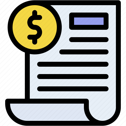 Bill, invoice, billing, payment, receipt icon - Download on Iconfinder