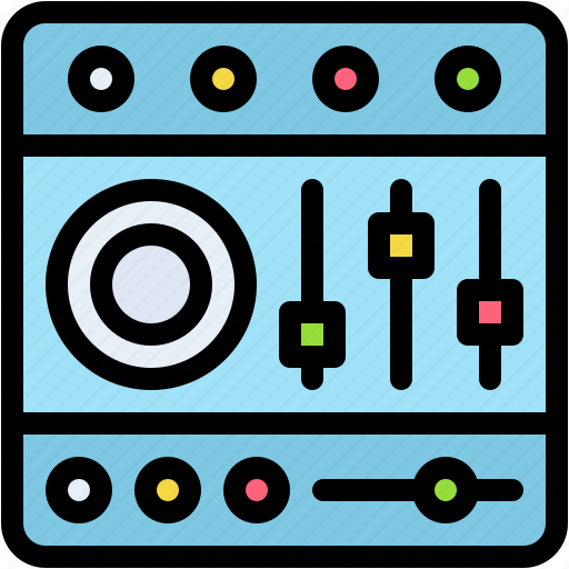 Music, controller, mixer, player, audio icon - Download on Iconfinder