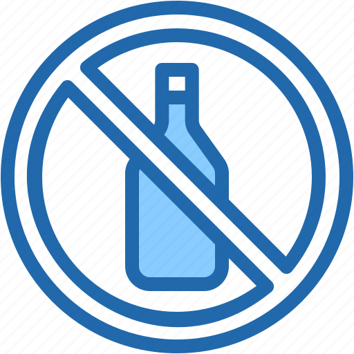 Non, alcoholic, alcohol, free, label, signaling, prohibition icon - Download on Iconfinder
