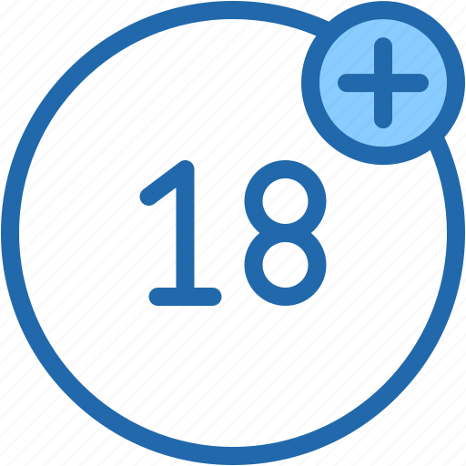 Age, limit, adult, requirement, sign, above icon - Download on Iconfinder