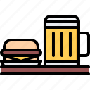 bar, beer, burger, club, drink, food, pub