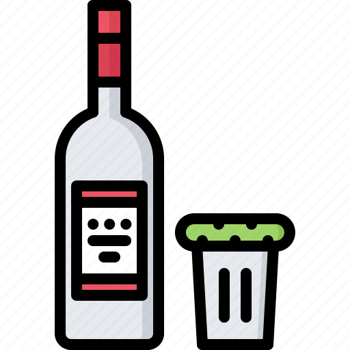 Bar, bottle, club, cucumber, glass, pub, vodka icon - Download on Iconfinder