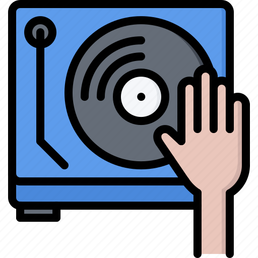 Bar, club, controller, hand, music, pub, record icon - Download on Iconfinder