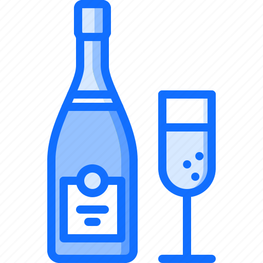 Bar, bottle, champagne, club, drink, glass, pub icon - Download on Iconfinder