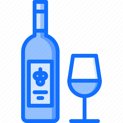 Bar, bottle, club, drink, glass, pub, wine icon - Download on Iconfinder