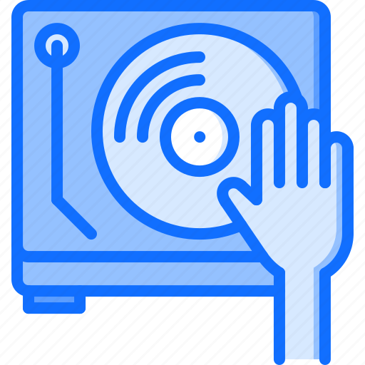 Bar, club, controller, hand, music, pub, record icon - Download on Iconfinder