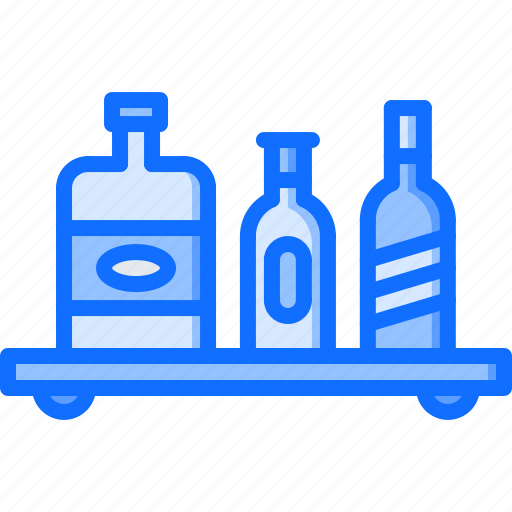 Bar, bottle, club, counter, pub, shelf icon - Download on Iconfinder