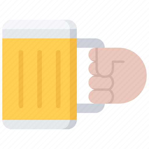 Bar, beer, club, cup, drink, hand, pub icon - Download on Iconfinder