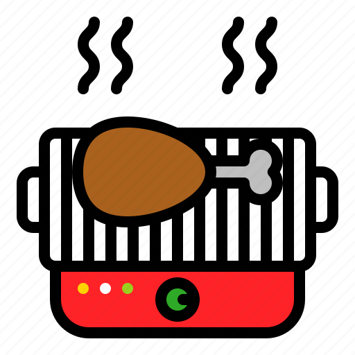 Barbecue, barbecue grill, barbeque, bbq, chicken, grill icon - Download on Iconfinder