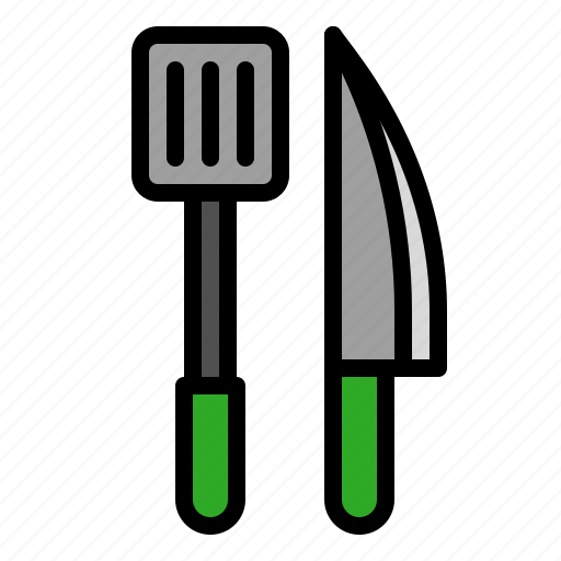 Bbq, cooking, kitchen utensil, knife, spatula icon - Download on Iconfinder