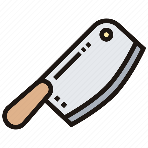Cleaver, cutting, kitchen, knife, sharp icon - Download on Iconfinder