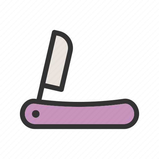 Barber, beauty, blade, care, razor, straight, style icon - Download on Iconfinder