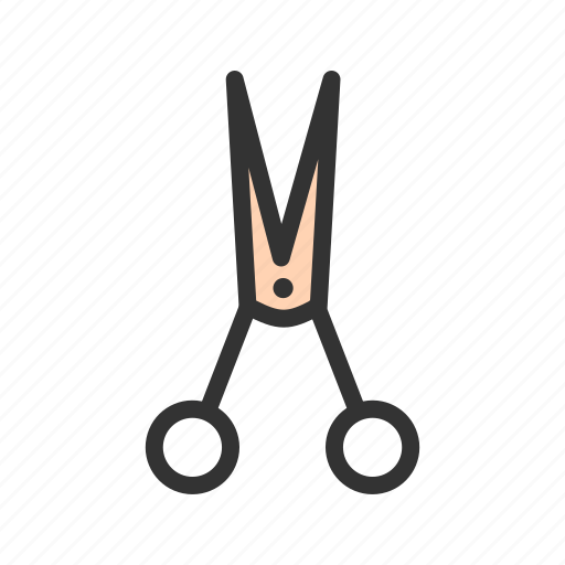 Beauty, cut, cutting, hair, open, scissors, sharp icon - Download on Iconfinder