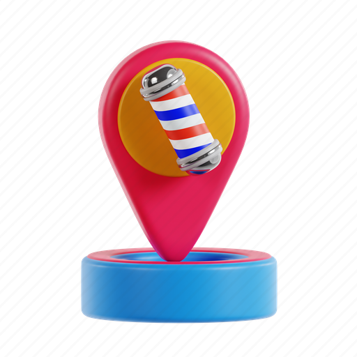 Barbers, location, haircut, hairdresser, hair, barbershop, scissors icon - Download on Iconfinder