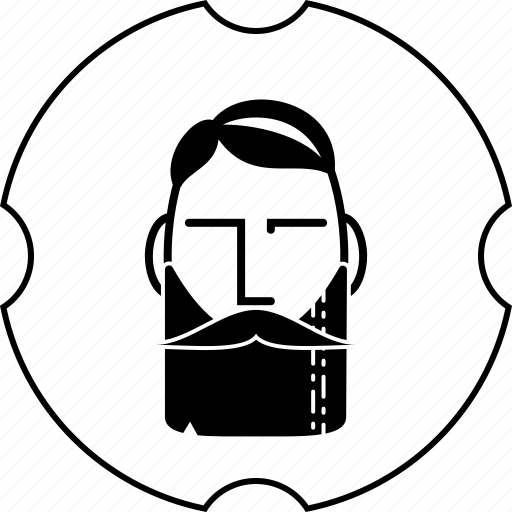 Barber, beard, haircut, mustache, shop, avatar, person icon - Download on Iconfinder
