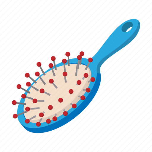 Brush, comb, hair, hairbrush, hairstyle, massage, tool icon - Download on Iconfinder
