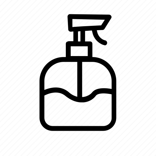 Barber, bottle, hairspray, nozzle, spray icon - Download on Iconfinder