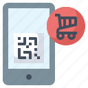 barcode, iphone, mobile, qr code, shopping, smartphone, touch