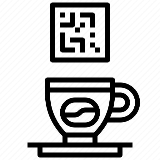 Barcode, chocolate, drink, food and restaurant, hot, qr code, tea cup icon - Download on Iconfinder