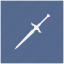 blade, blue, knife, square, sword, weapon 