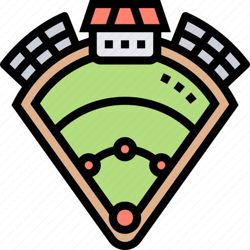 Baseball, field, arena, tournament, league icon - Download on Iconfinder